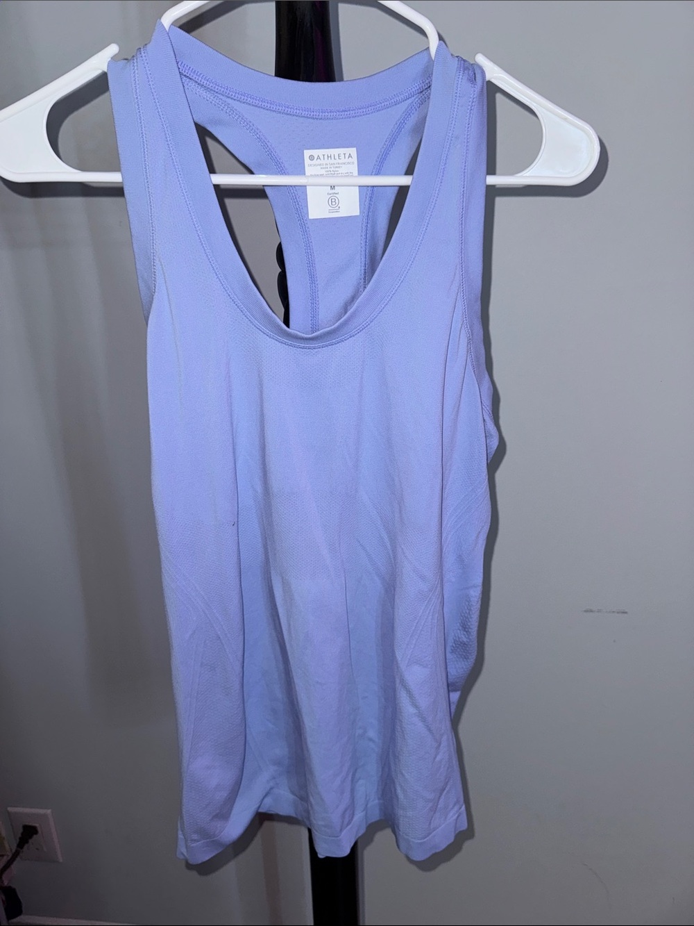 Athleta Light Purple Racerback Tank Top 31